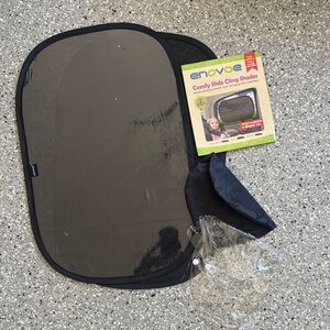 Black Comfy Ride Cling Window Shades